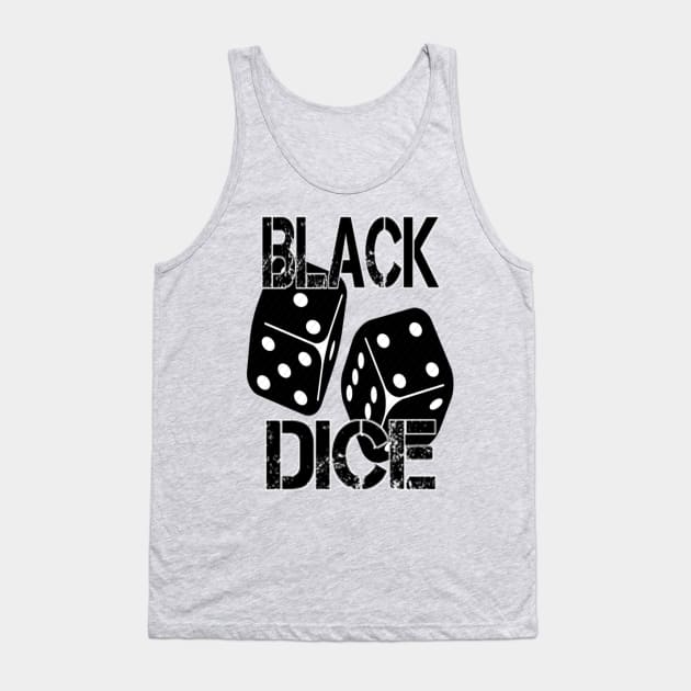 Black Dice Tank Top by DTrain79